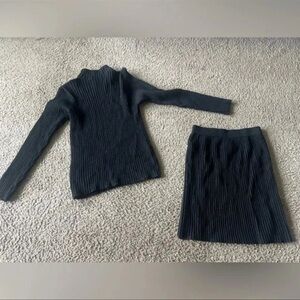 Vintage Margaret O’Leary 2 piece set black wool
